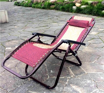 （价格面议）【热销】 新款三折椅 中式方管麻将席钢管椅 可定制折叠躺椅 凉椅