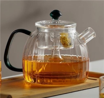 玻璃蒸茶壶煮茶器煮茶炉耐高温茶具电陶炉专用大容量双胆蒸煮壶